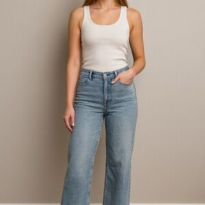 OAT New York High Rise Wide Leg Jeans size 30